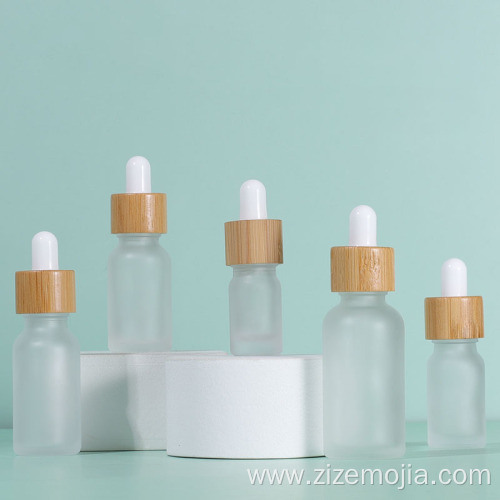 Essential oil bottle 10ml glass frosted dropper bottle